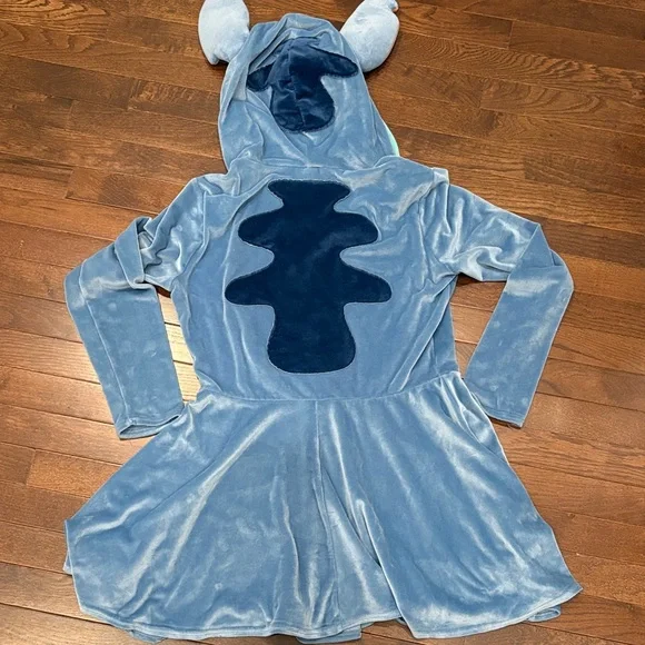 Disney Stitch Hooded Dress Youth Large Spirit Halloween Cosplay Costume - Picture 7 of 11